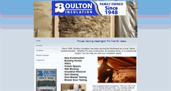 Desktop Screenshot of boultoninsulation.net